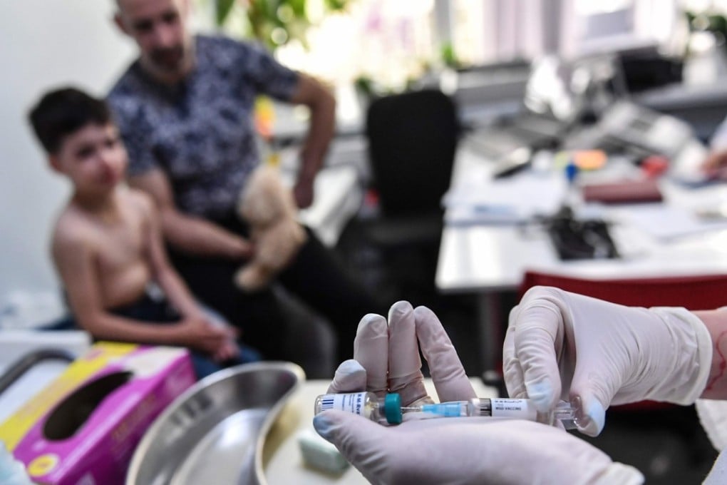 A measles vaccination offers the best protection against the highly infectious disease. Photo: AFP