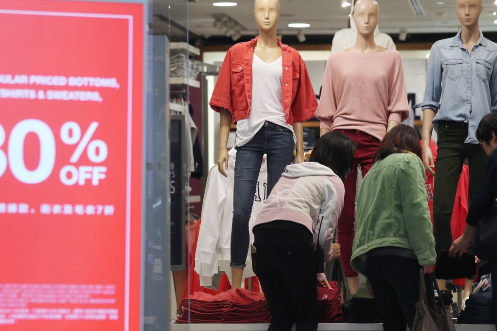 Upbeat sentiment helped consumer spending. Photo: K.Y. Cheng