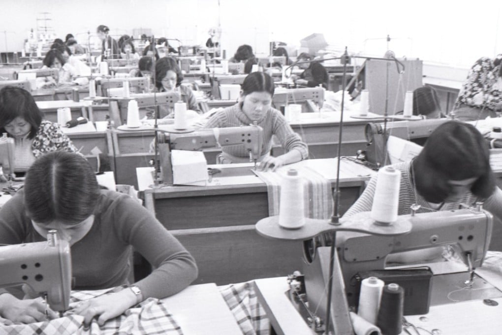 A garment factory in Hung Hom, in 1978. Picture: SCMP