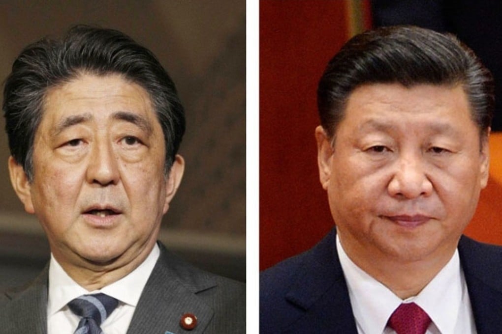 Japanese Prime Minister Shinzo Abe (left) and Chinese President Xi Jinping have not met during an official visit by either side since both men took office in 2012. Photo: Kyodo