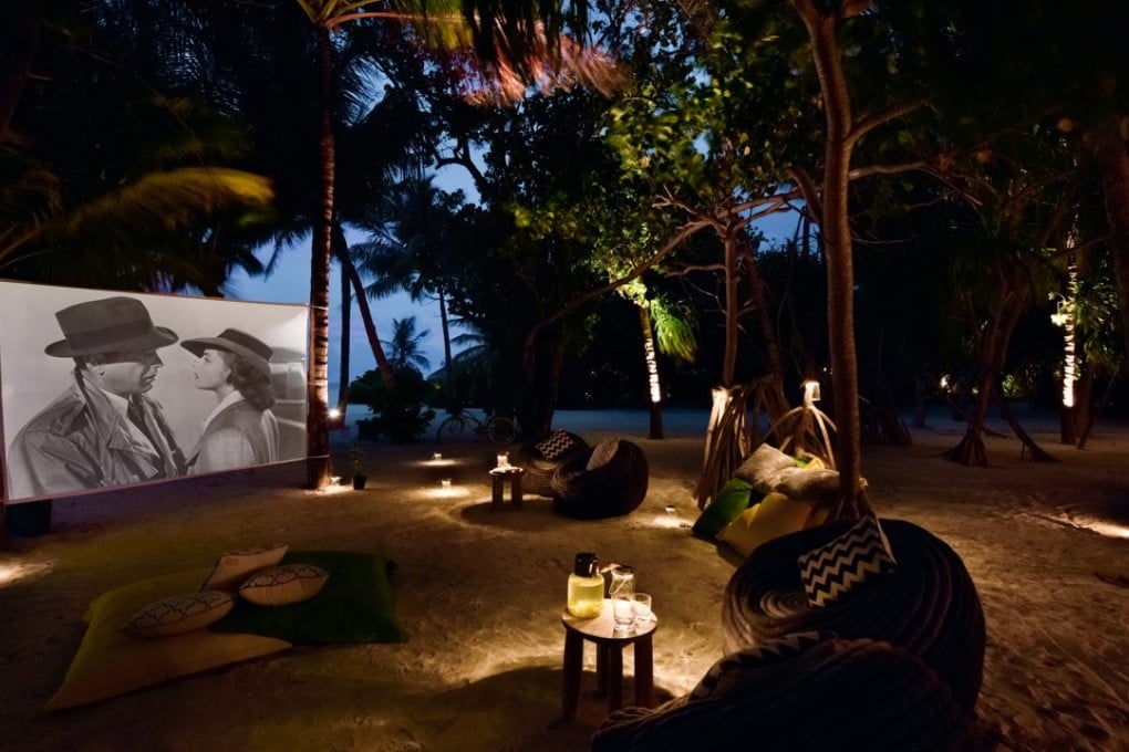 After a hard day of relaxing, settle in to a classic film at the private starlight cinema.