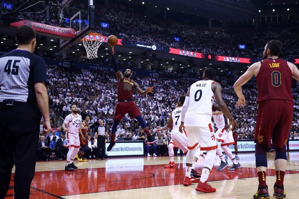 LeBron James shoots for the Cleveland Cavaliers as they went 2-0 in their Eastern conference play-off. Photo: AFP