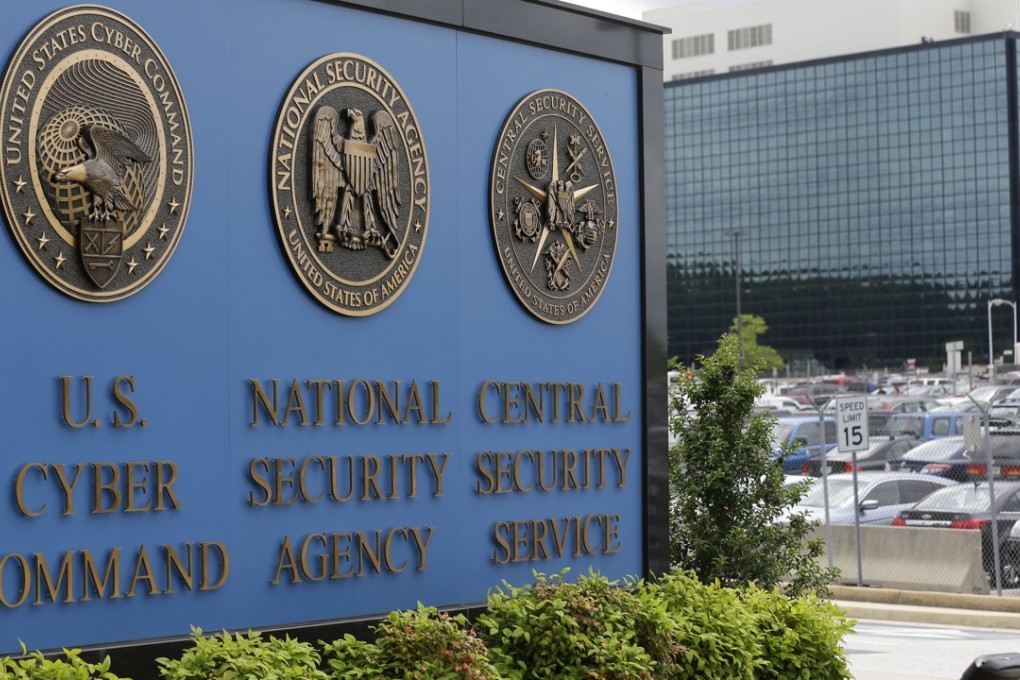 File photo of the sign outside the National Security Agency building in Fort Meade, Maryland. Photo: AP
