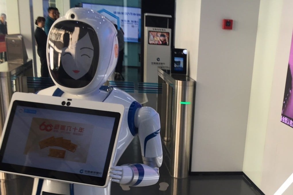 China Construction Bank says it has already installed 1,600 smart machines at its 360 branches in Shanghai to ramp up its appeal to tech-savvy customers and trim staff costs. Photo: Maggie Zhang
