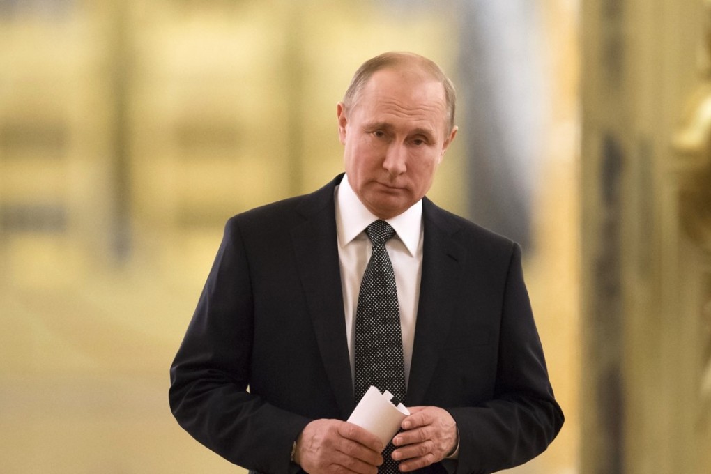 Vladimir Putin will be inaugurated for a historic fourth term on Monday, extending his almost two-decade rule by another six years after predictably winning Russia’s March presidential election. Photo: AP