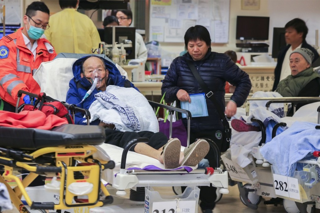 Patients at Queen Elizabeth Hospital in Yau Ma Tei in February. As Hong Kong’s population ages and the number of chronic disease sufferers rises, cross-specialty care will become the watchword at the Hospital Authority. Photo: Dickson Lee