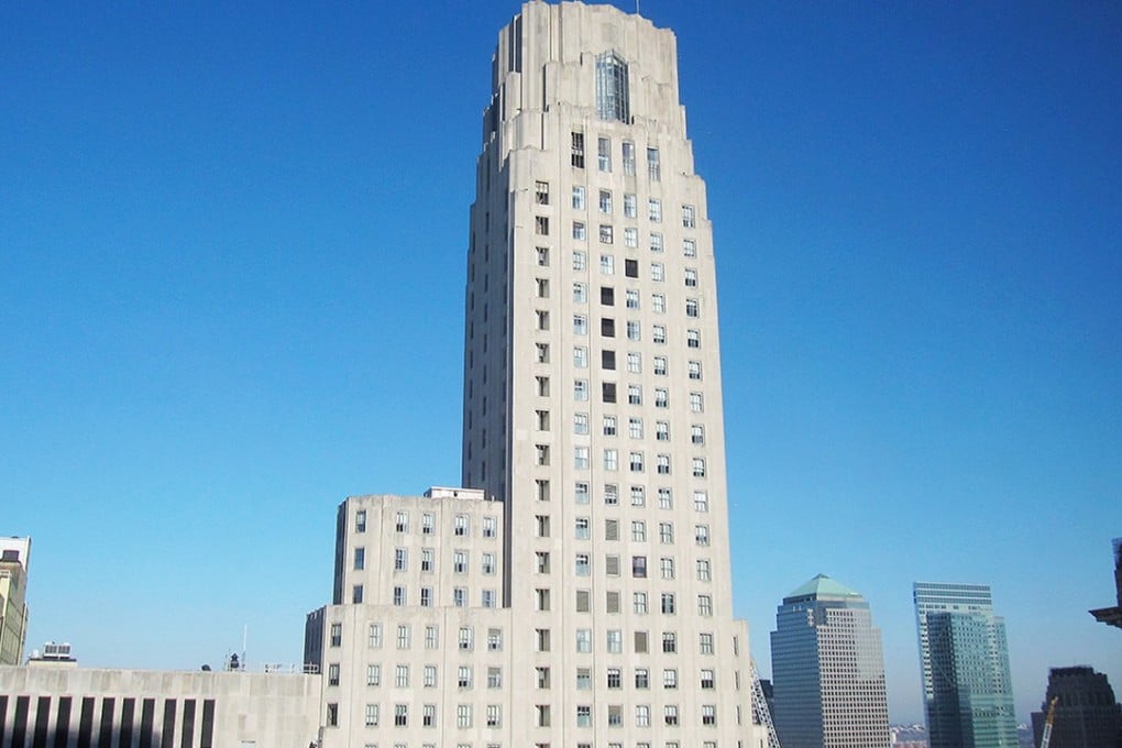 The One Wall Street building. Formerly a bank headquarters, it is being refurbished to include residential units that will be put on sale in Hong Kong and mainland China. Photo: Handout