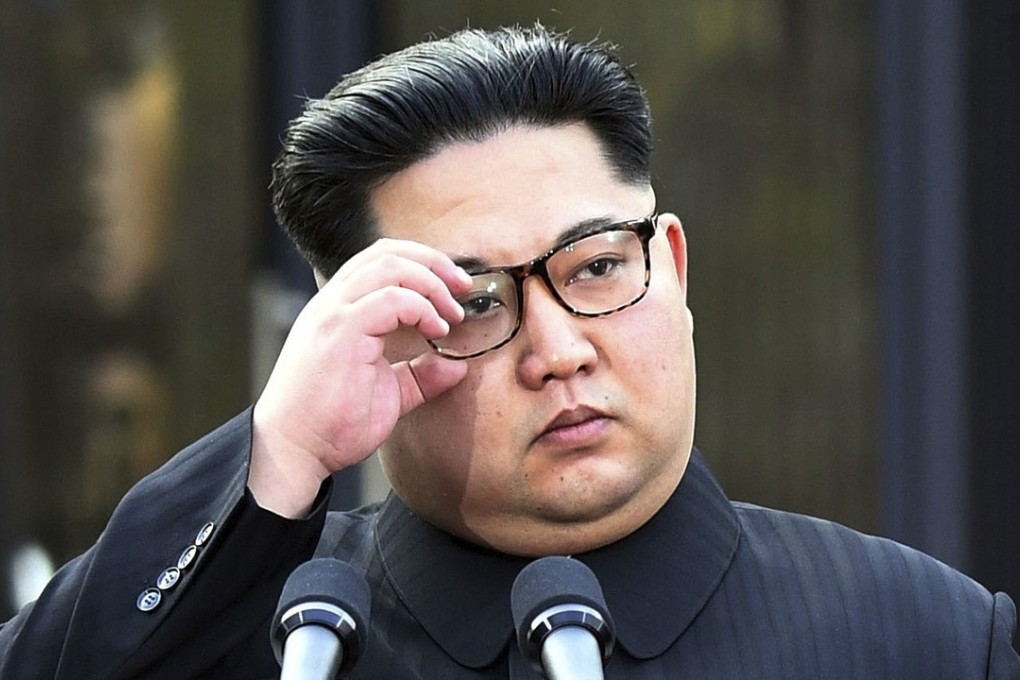 North Korean leader Kim Jong Un attends a ceremony after signing a joint statement at the House of Peace in Panmunjeom on April 27. Photo: Korea Summit Press Pool via Kyodo