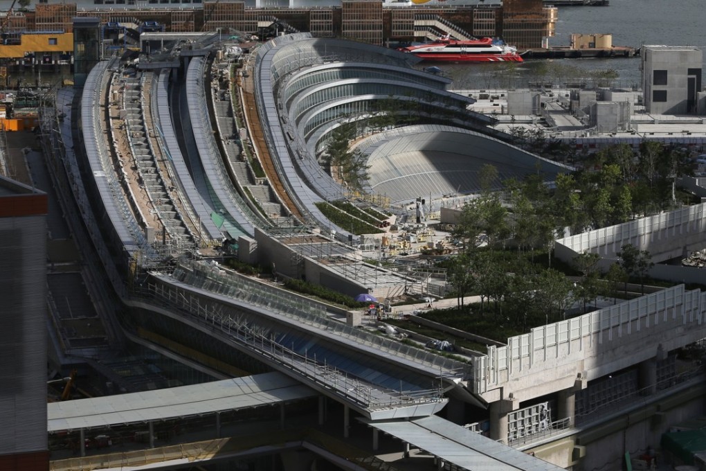 The customs and immigration arrangement at the West Kowloon Terminus of the Guangzhou-Shenzhen-Hong Kong express rail link has sparked controversy. Photo: Sam Tsang