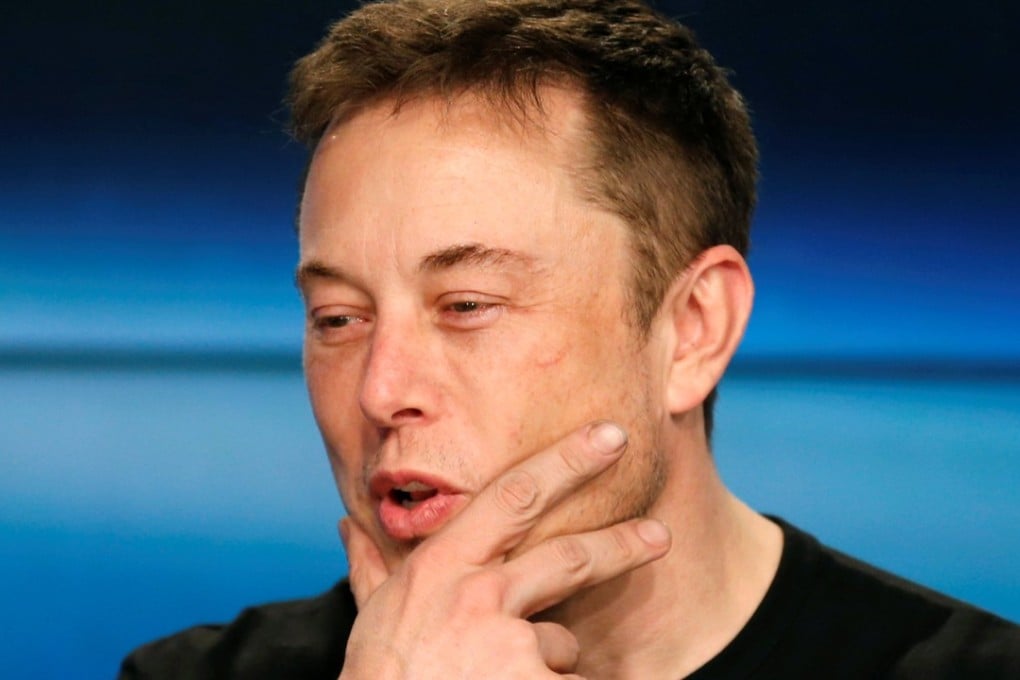 Elon Musk speaks at a press conference following the first launch of a SpaceX Falcon Heavy rocket at the Kennedy Space Centre in Cape Canaveral, Florida on February 6. Photo: Reuters