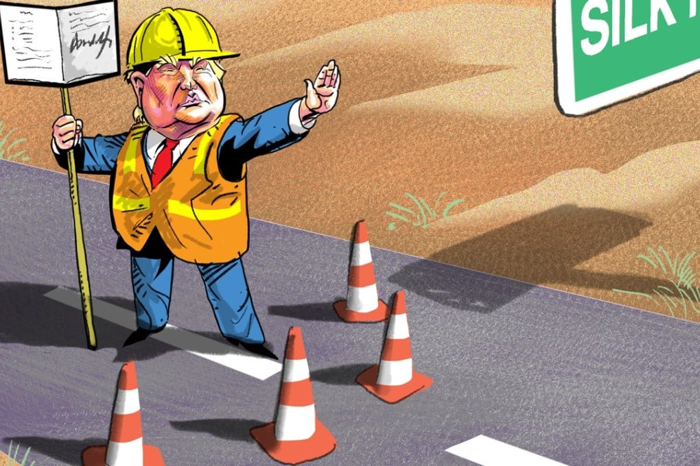 Gone are the days when China could comfortably weave its diplomatic web across the Middle East under the Joint Comprehensive Plan of Action umbrella, with the US expected to pull out of the nuclear deal soon. Illustration: Craig Stephens