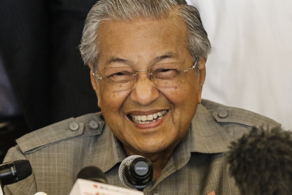 Mahathir Mohamad has returned to political life to challenge his own former party, snatching a surprise win in Wednesday’s poll. Photo: EPA