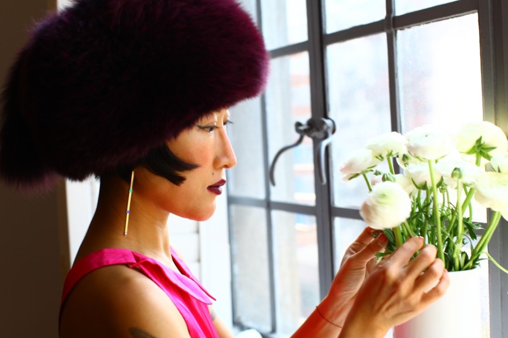 Shanghai beauty business CEO Lin Lin found this stunning fur hat at Portobello Market in London.