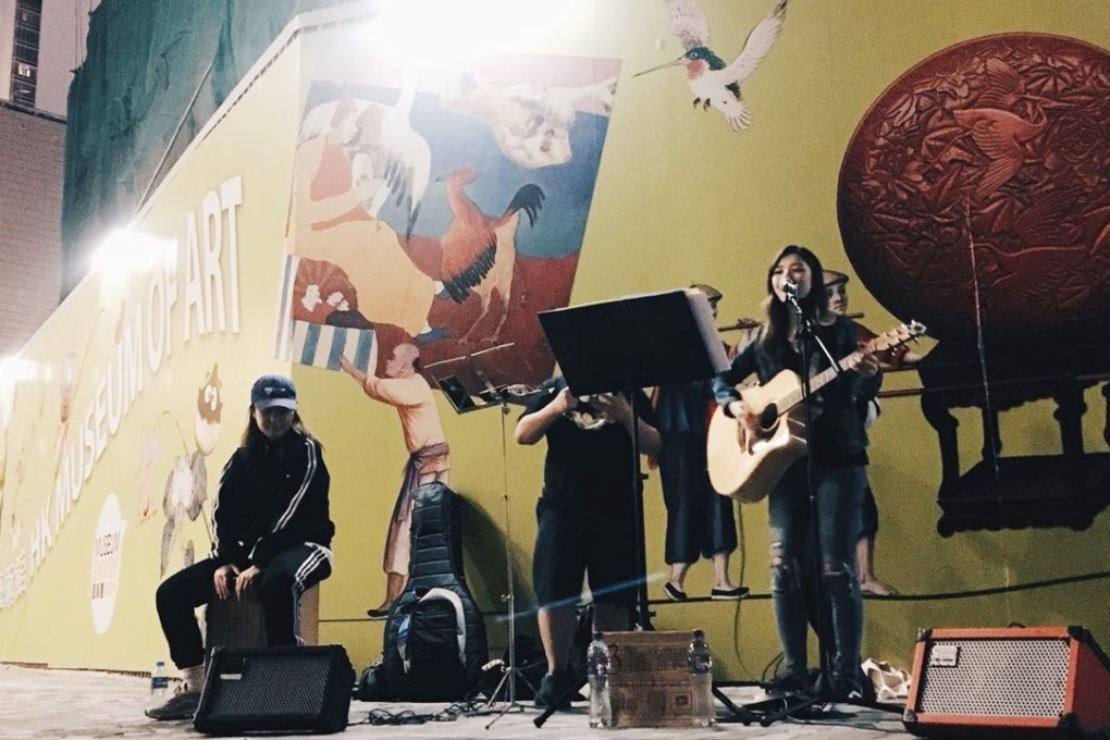 Alva Leung and his group 3jammers perform in Tsim Sha Tsui. Photo: Handout