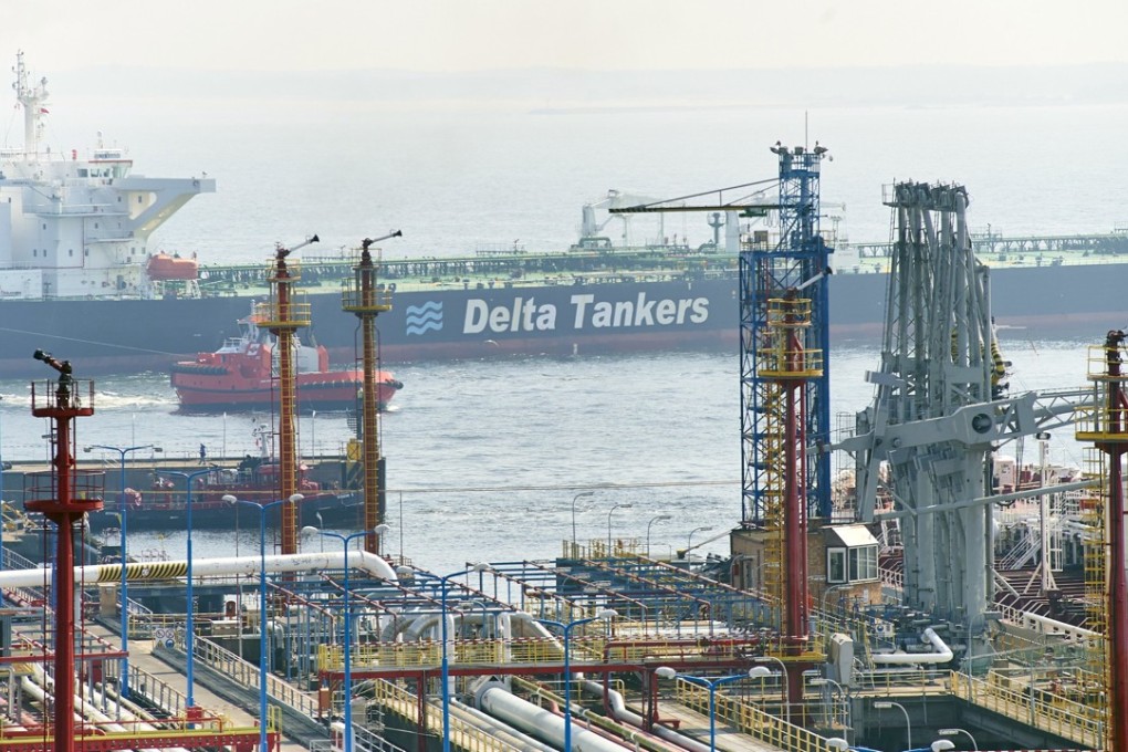 A tanker transporting Iranian crude oil. International tensions may disrupt the flow of oil out of the Middle East. Photo: EPA