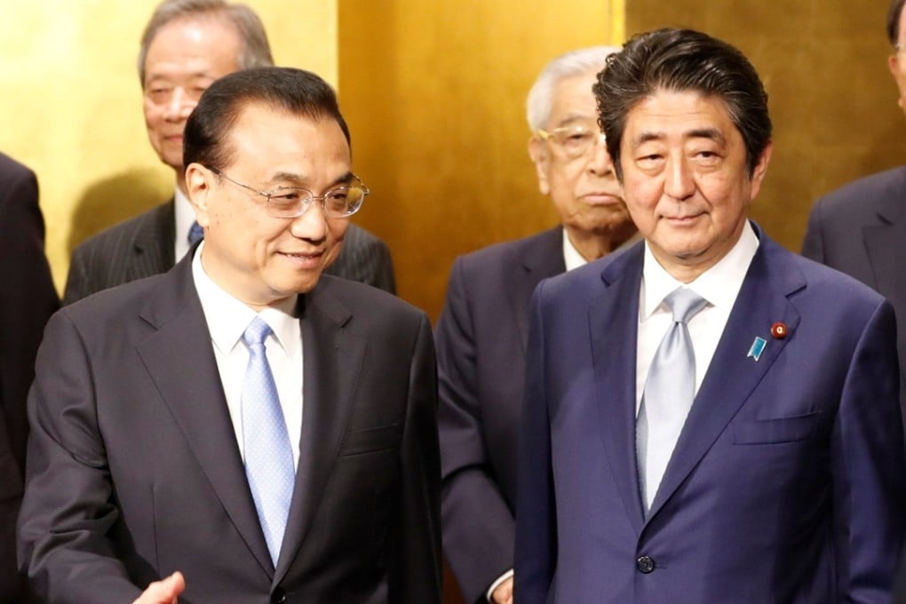 Chinese Premier Li Keqiang announced a series of measures in his meeting with Japanese Prime Minister Shinzo Abe. Photo: Reuters