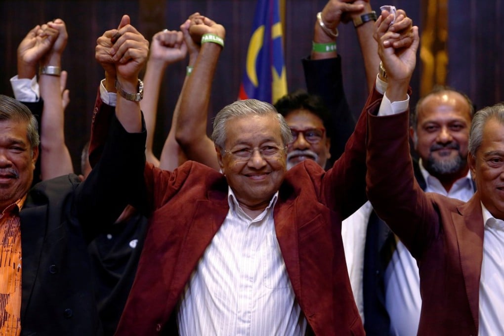 Victorious: Mahathir Mohamad. Photo: Reuters