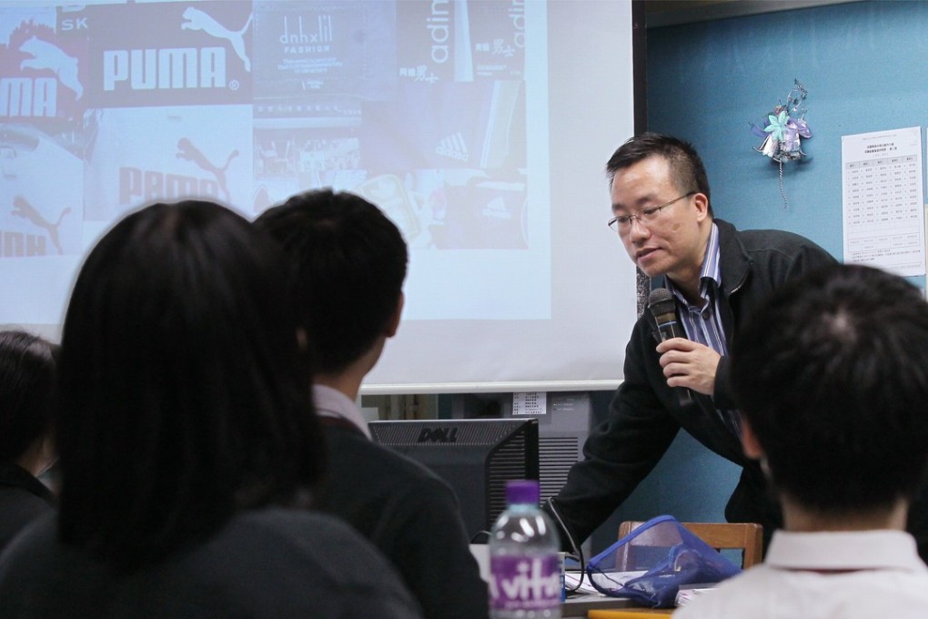 A teacher leads the discussion during a liberal studies class at De La Salle Secondary School, Sheung Shui, in 2014. The subject has been credited with promoting critical thinking among students. Photo: Edmund So