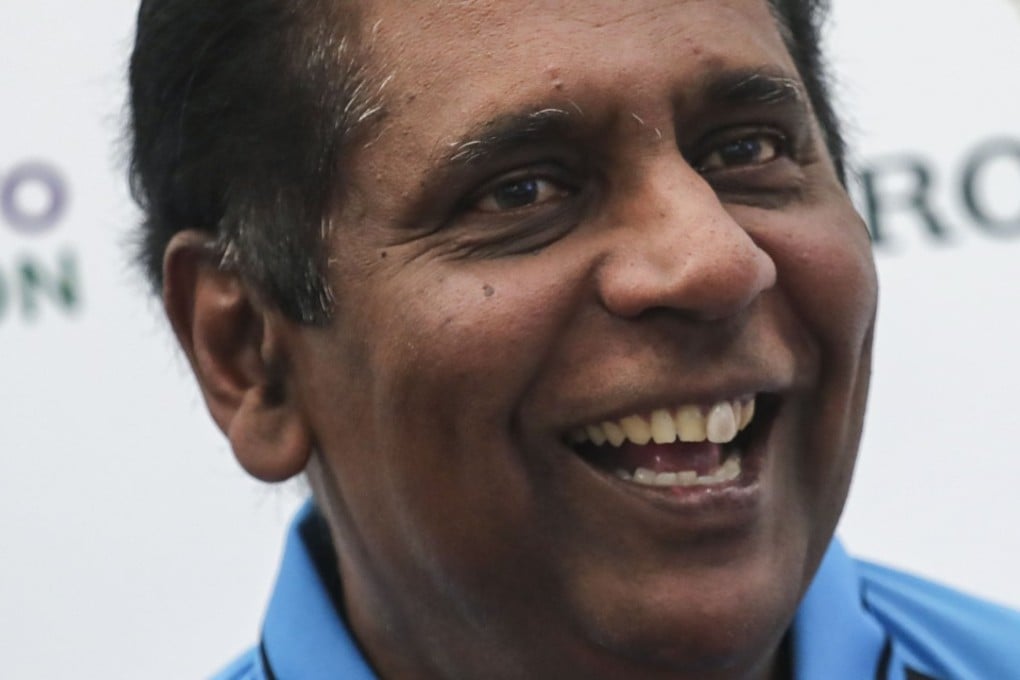 Asian tennis legend Vijay Amritraj at The Road to Wimbledon press conference at Victoria Park Tennis Court in Causeway Bay. Photo: Jonathan Wong