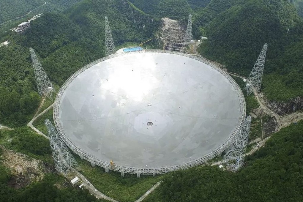 FAST in Guizhou province is the world’s biggest radio telescope. Photo: Courtesy of National Astronomical Observatories, Chinese Academy of Sciences