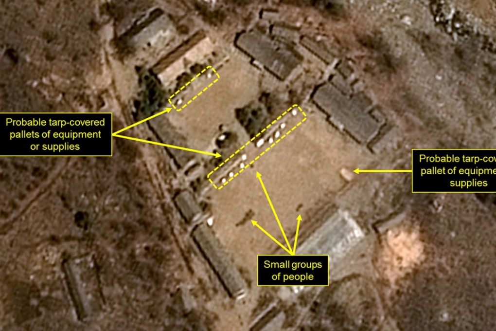 A satellite image of the Punggye-ri nuclear test site in North Korea. Photo: AP