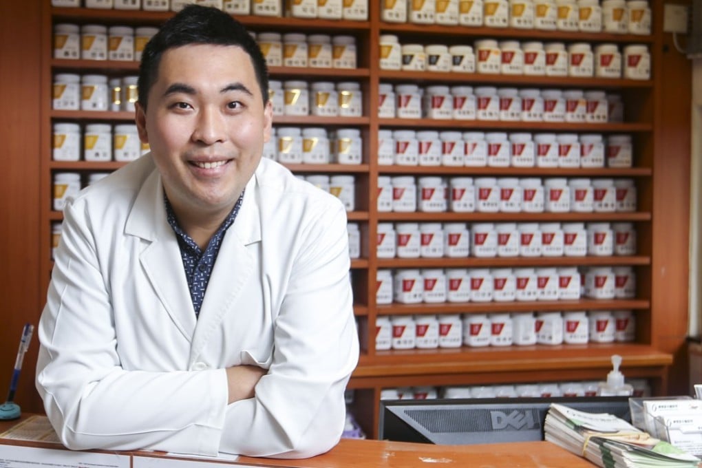 Chinese medicine practitioner Dennis Au Cheuk-wing. Photo: Xiaomei Chen