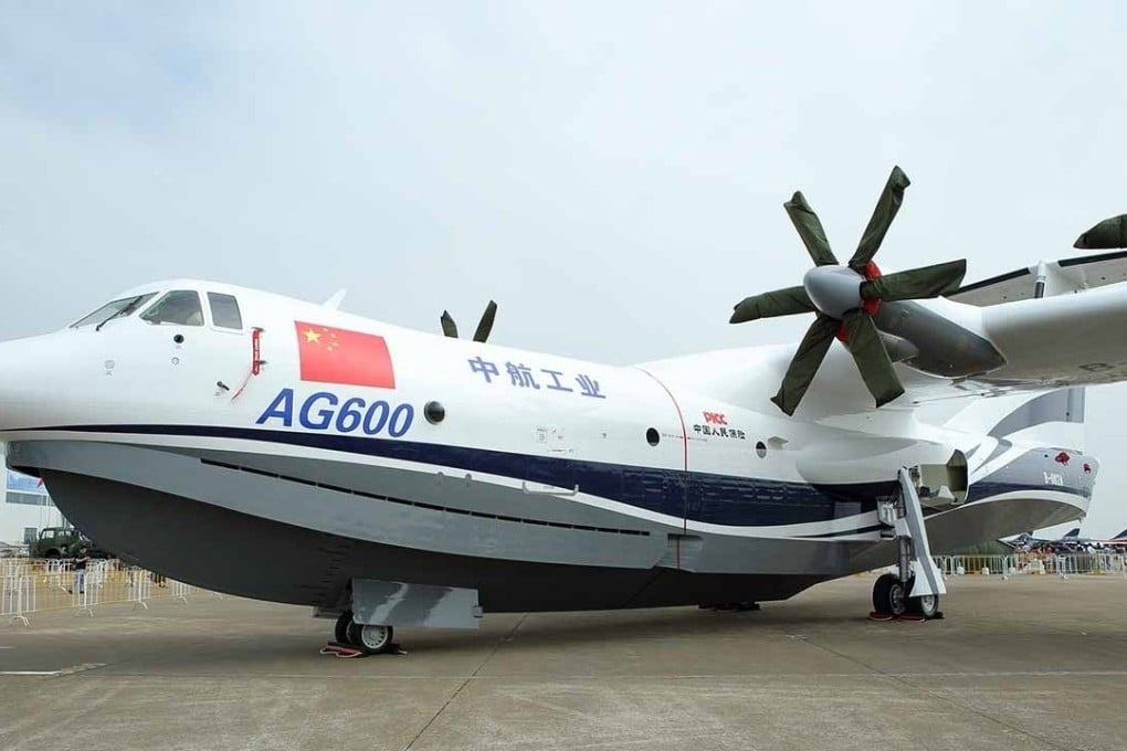 China’s AG600 amphibious aircraft. Photo: CGTN
