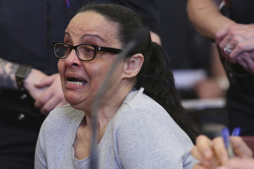 Yoselyn Ortega, a once-trusted nanny to the Krim family, reacts in court on Monday as she was sentenced to life without parole for the gruesome murder of the family’s two children. Photo: AP