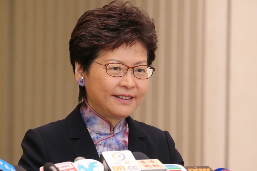 Lam spoke on Tuesday ahead of a weekly meeting of the Executive Council, her body of senior policy advisers. Photo: Dickson Lee