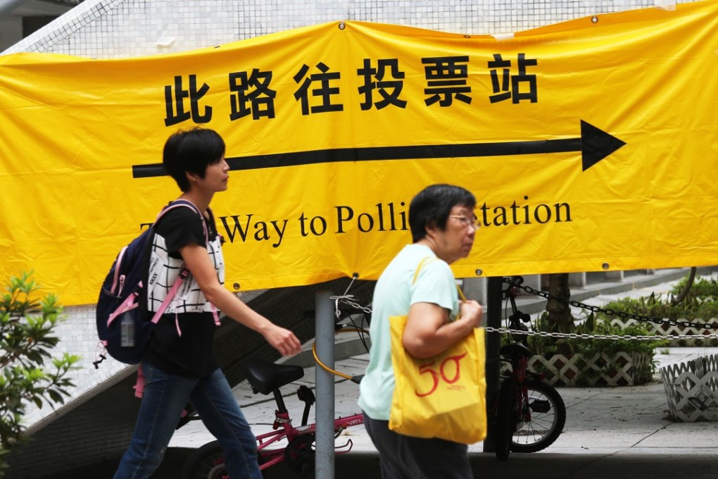 People head to the polls for the Legco 2016 election. Photo: David Wong