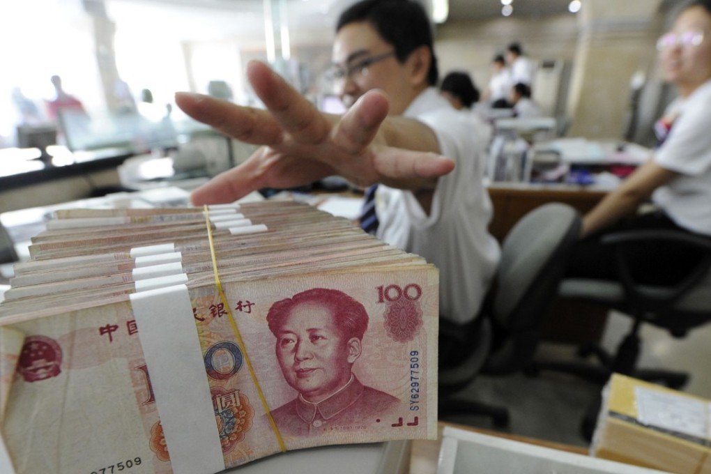 Data from the China Banking and Insurance Regulatory Commission showed that banks’ non-performing loans rose to 1.75 per cent at the end of March, the first increase in five quarters. Photo: Reuters