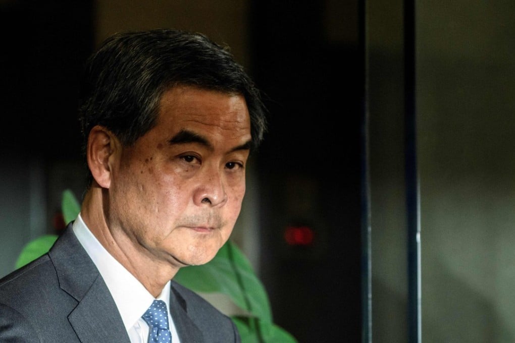 Former chief executive Leung Chun-ying was on the group’s hit list. Photo: AFP