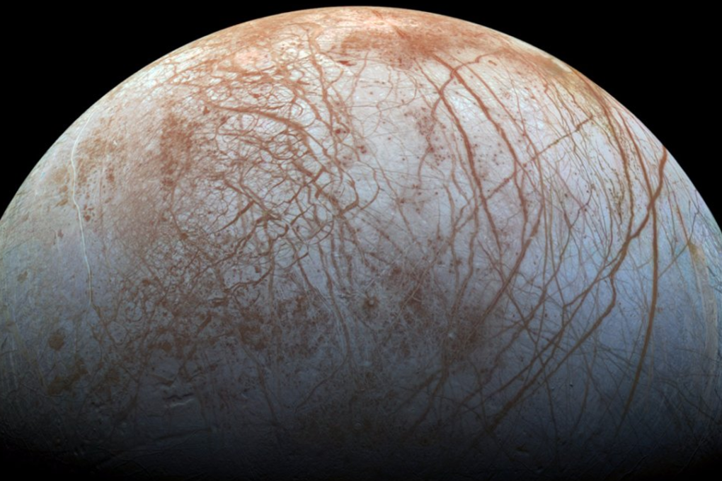Jupiter's moon Europa, as seen by NASA's Galileo spacecraft in the late 1990s. Photo: NASA/JPL-Caltech/SETI Institute