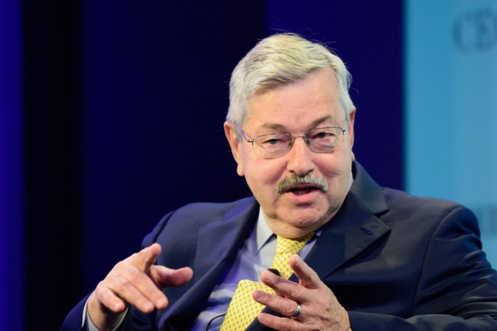 Terry Branstad, US Ambassador to China, pictured at a forum in Tokyo on Tuesday. Photo: Bloomberg