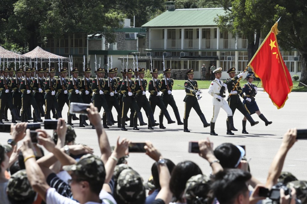 People's Liberation Army perform demonstrations to the public of Hong Kong at their barracks on the open house day in Sanwai, Sha Tau Kok. 09JUL17 SCMP / Nora Tam