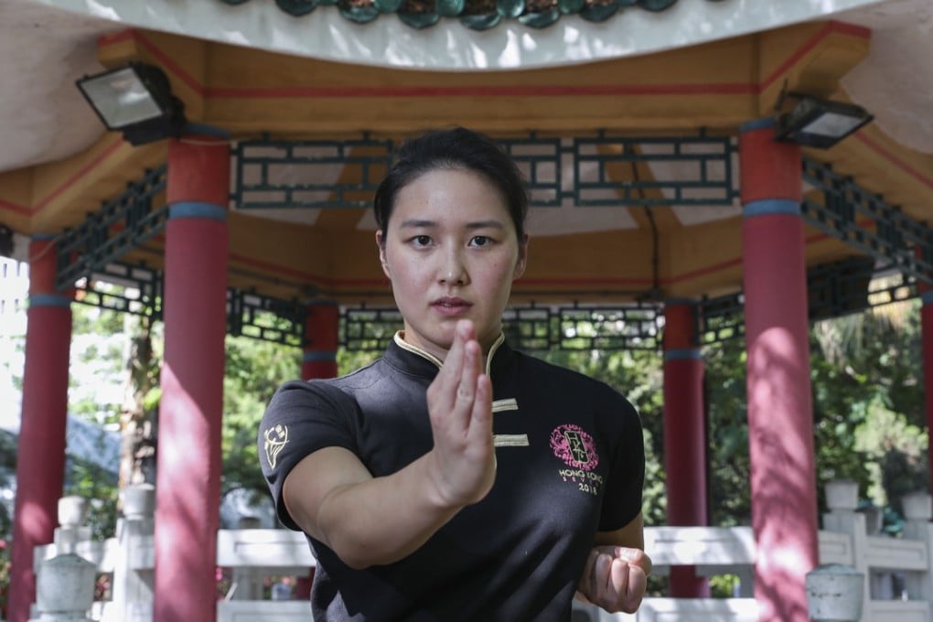 Hong Kong’s Yvette Kong Man-yi, pictured in Mei Foo, practises Chinese martial arts to help her swimming career. Photo: K.Y. Cheng