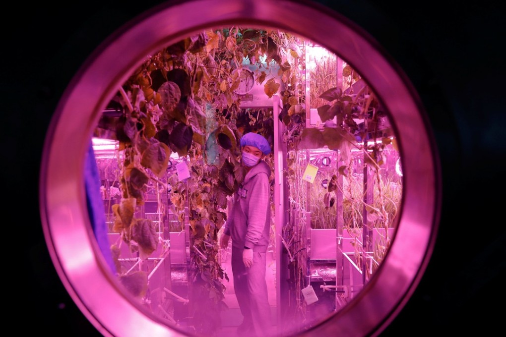 Groups of volunteers have spent long periods living inside the facility, where they can grow food. Photo: Reuters