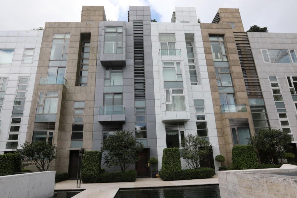 The luxury development at 3 Plunkett's Road, The Peak, is seeking a collective sale of five town houses for US$298 million. Photo: Edward Wong