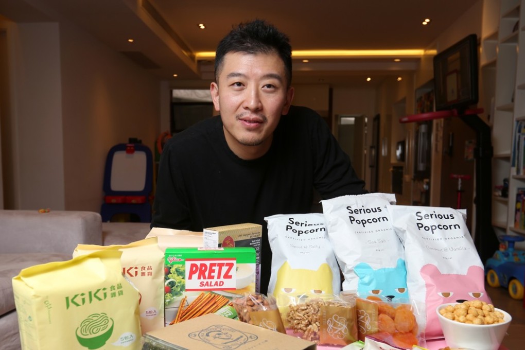 Gerald Li with a few of his favourite foods. Picture: Xiaomei Chen