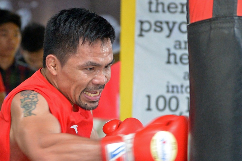His July showdown with Argentina’s Lucas Matthysse could be boxing icon Manny Pacquiao’s last fight. Photo: AFP