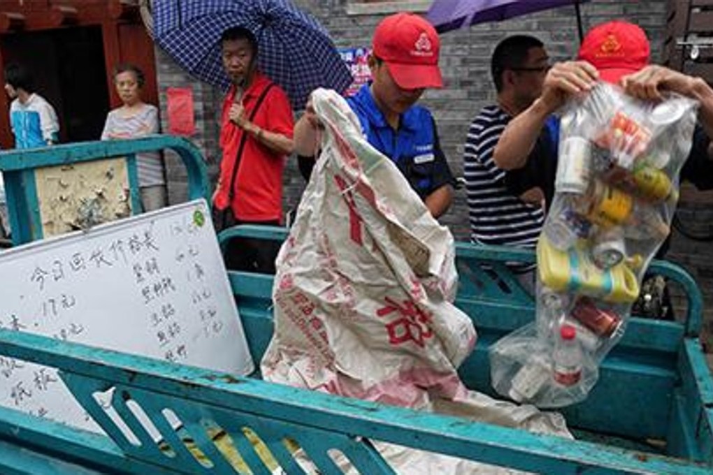 Beijing is part of the first phase of a national plan to promote garbage classification. Photo: Handout