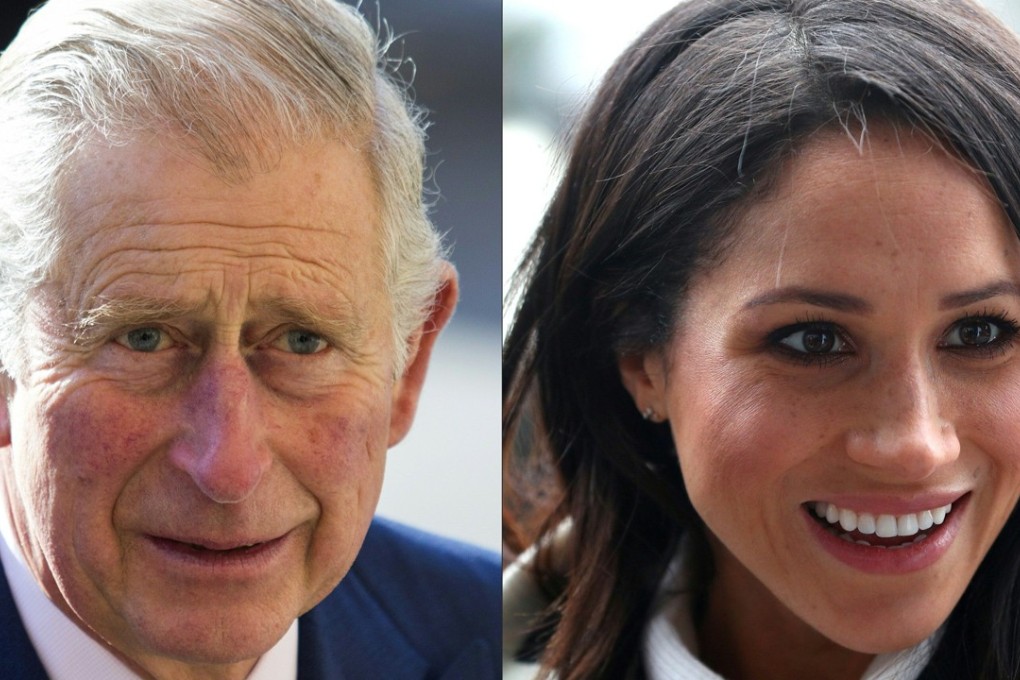 Britain’s Prince Charles and US actress Meghan Markle. Photo: AFP