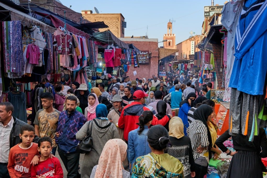 A Berber market in Marrakech, Morocco. Pictures: Alamy