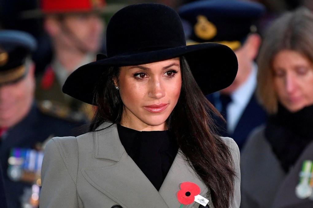 Meghan Markle (seen on April 25 at an Anzac Day dawn service at Hyde Park Corner in London) has announced that her father, Thomas, will not attend her wedding to Prince Harry in Windsor, England, on Saturday. Photo: AFP