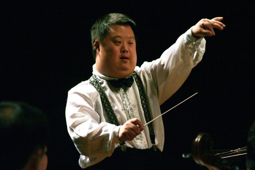 In his busiest ever year, Chinese conductor Zhouzhou, who was born with Down’s syndrome, performed 168 times. Photo: Bjnews.com.cn