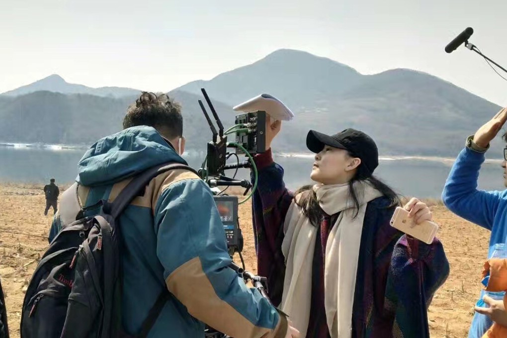 Director Shen Di on the set of her film, The Storms in Our Blood.