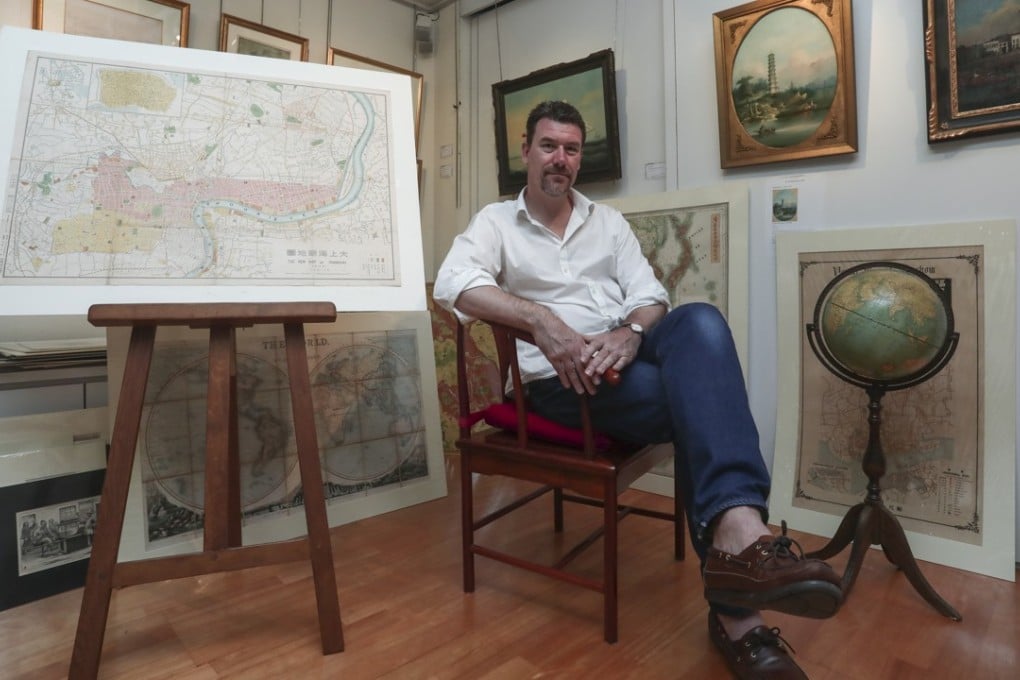 Author Paul French at Wattis Fine Art in Central, Hong Kong. Picture: Jonathan Wong