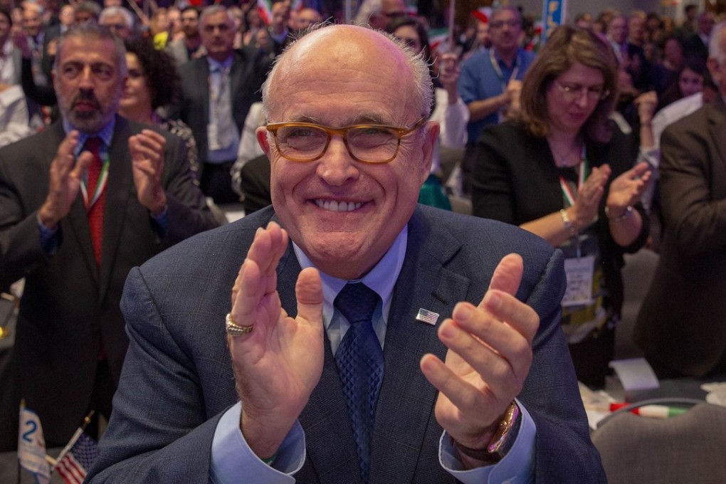 Rudy Giuliani (seen on May 5 at the Conference on Iran in Washington) has said that Robert Mueller’s investigation into whether Donald Trump’s campaign team colluded with Russia is expected to end on September 1. Photo: Getty Images via AFP