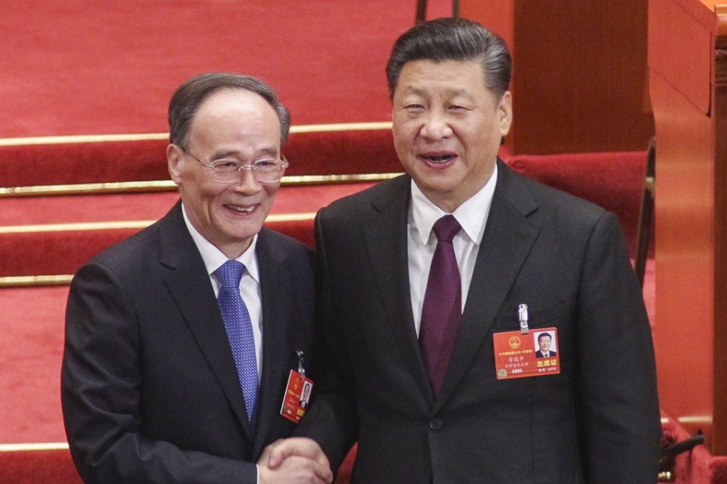 Vice-President Wang Qishan (left) is one of President Xi Jinping’s most trusted allies. Photo: Simon Song