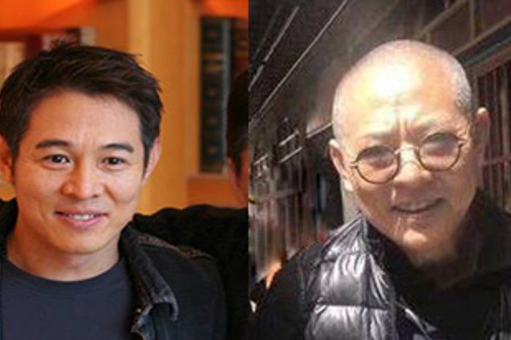 Martial arts superstar Jet Li before (left) and now. The kung fu action movie star is suffering from spinal problems and hyperthyroidism. Photo: Facebook